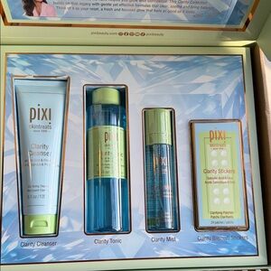 New !!!! Pixi Clarity Skincare Collection with Blue and Green Packaging